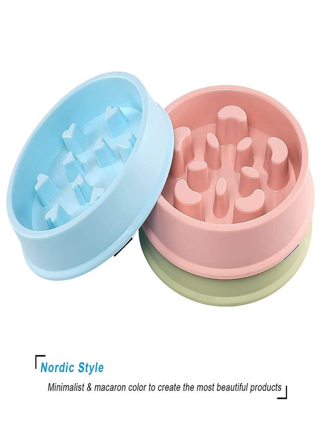 WISHBONE Slow Feeder Anti-Skid Bowl for Dogs & Cats (Blue) - Image 5